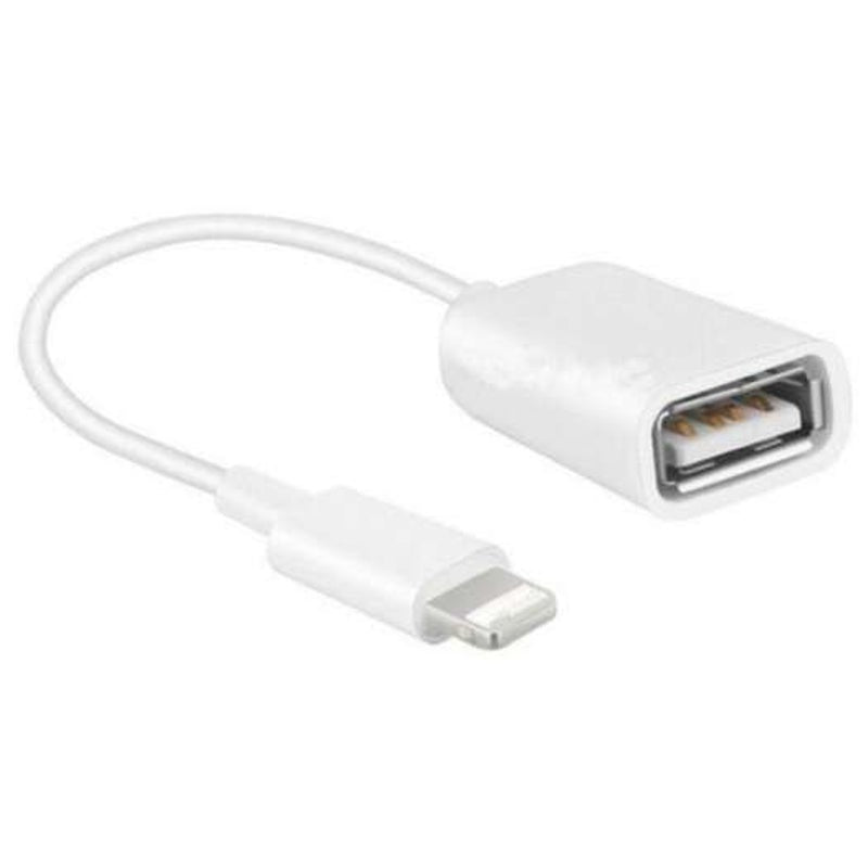 Usb Adapter Cable For Iphone / Ipad Tablet Mini White