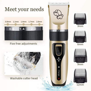 Usb Rechargeable Cat Dog Hair Trimmer Electrical Pet Clipper Cutter Grooming