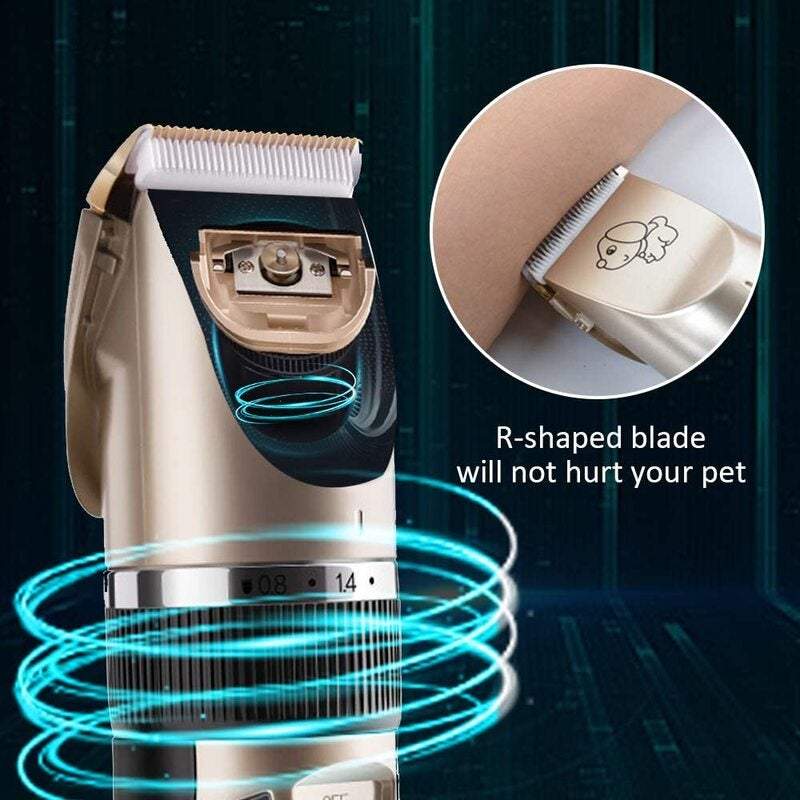 Usb Rechargeable Cat Dog Hair Trimmer Electrical Pet Clipper Cutter Grooming