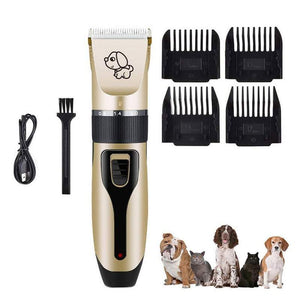 Pet Shearing Clipping Usb Rechargeable Dog Grooming Kit Electric Clipper Comb Set Hair Trimmer