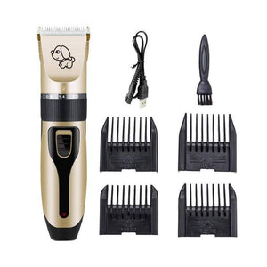 Pet Shearing Clipping Usb Rechargeable Dog Grooming Kit Electric Clipper Comb Set Hair Trimmer