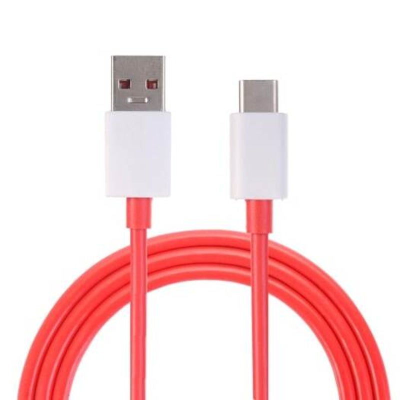 Usb Type C Super Charge Cable For Oneplus 7 Pro / 6T 5T Red