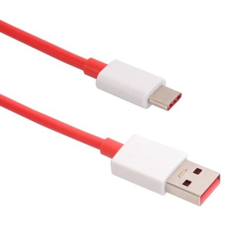 Usb Type C Super Charge Cable For Oneplus 7 Pro / 6T 5T Red