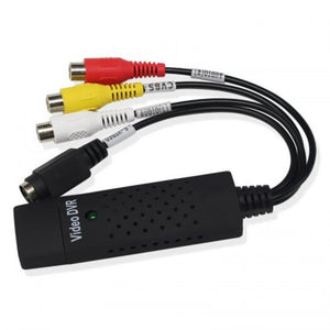 Usb Video Capture Adapter Vhs To Dvd Hdd Tv Card Black