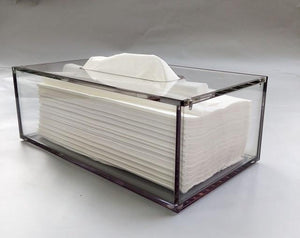 Transparent Acrylic Tissue Box Cover Modern Home Decor