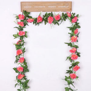 Rose Vine Photo Prop Accessory Artificial Plants Home Decor