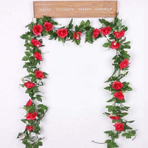 Rose Vine Photo Prop Accessory Artificial Plants Home Decor