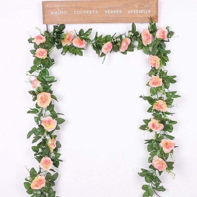 Rose Vine Photo Prop Accessory Artificial Plants Home Decor