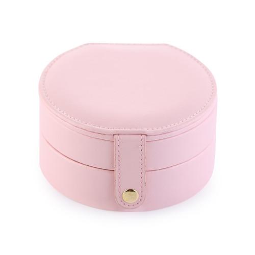 Travel Jewelry Case Portable Pu Leather Jewellery Storage Holder