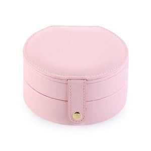 Travel Jewelry Case Portable Pu Leather Jewellery Storage Holder