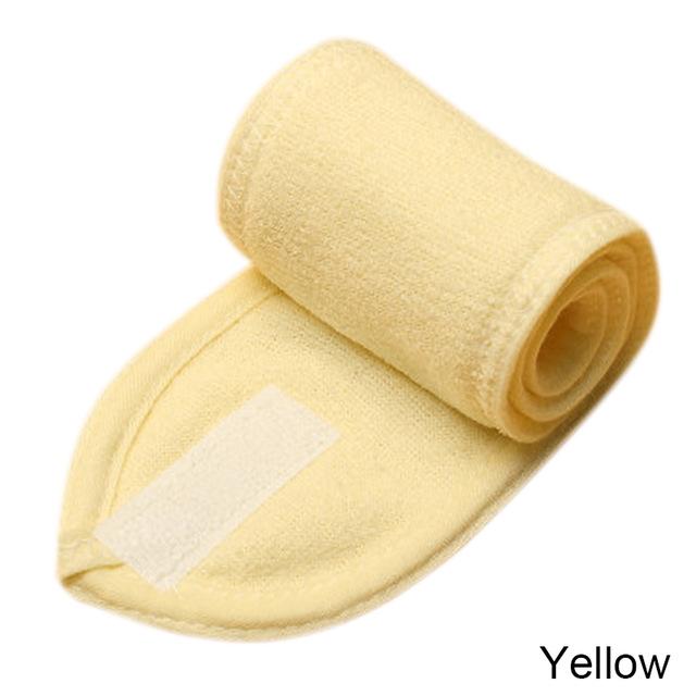 Adjustable Terry Cloth Towel Headband For Women