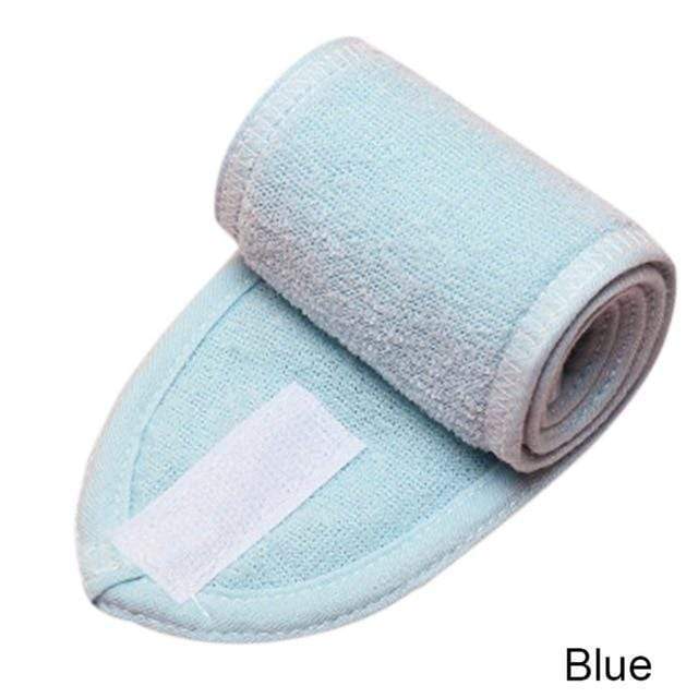 Adjustable Terry Cloth Towel Headband For Women