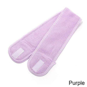 Adjustable Terry Cloth Towel Headband For Women