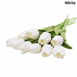 Colourful Tulips Artificial Flowers Decor