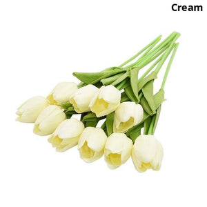 Colourful Tulips Artificial Flowers Decor