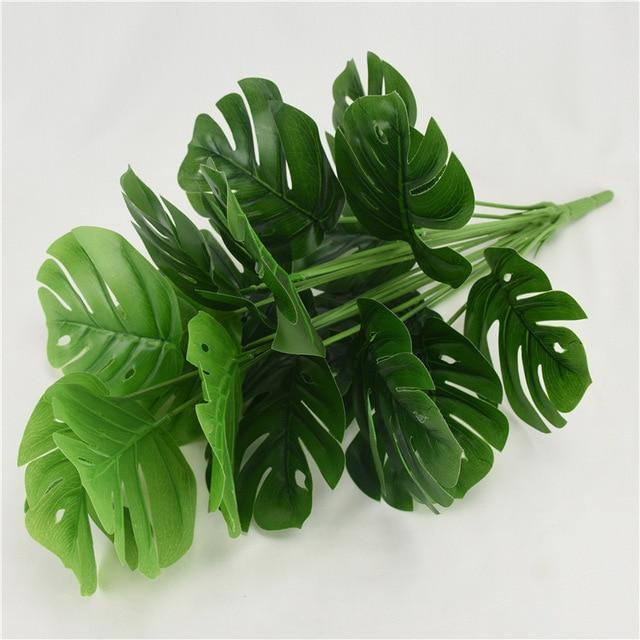 Monstera Leaves Artificial Plants Home Decor