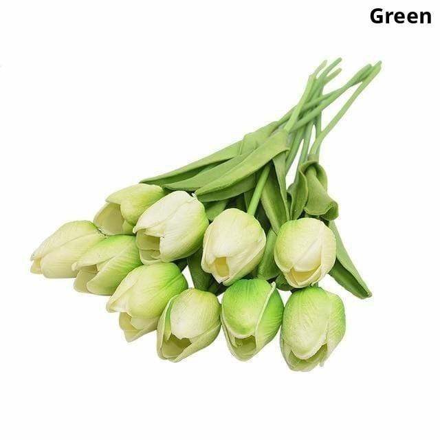 Colourful Tulips Artificial Flowers Decor