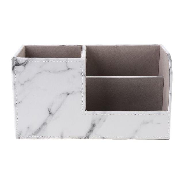 Marble Desk Organizer Home Office Storage Solutions