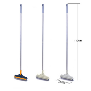 V Shape Floor Gap Cleaning Brush Broom Rubber Wiper Glass Scraper