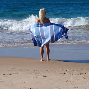 Sorrento Turkish Cotton Towel - Sky