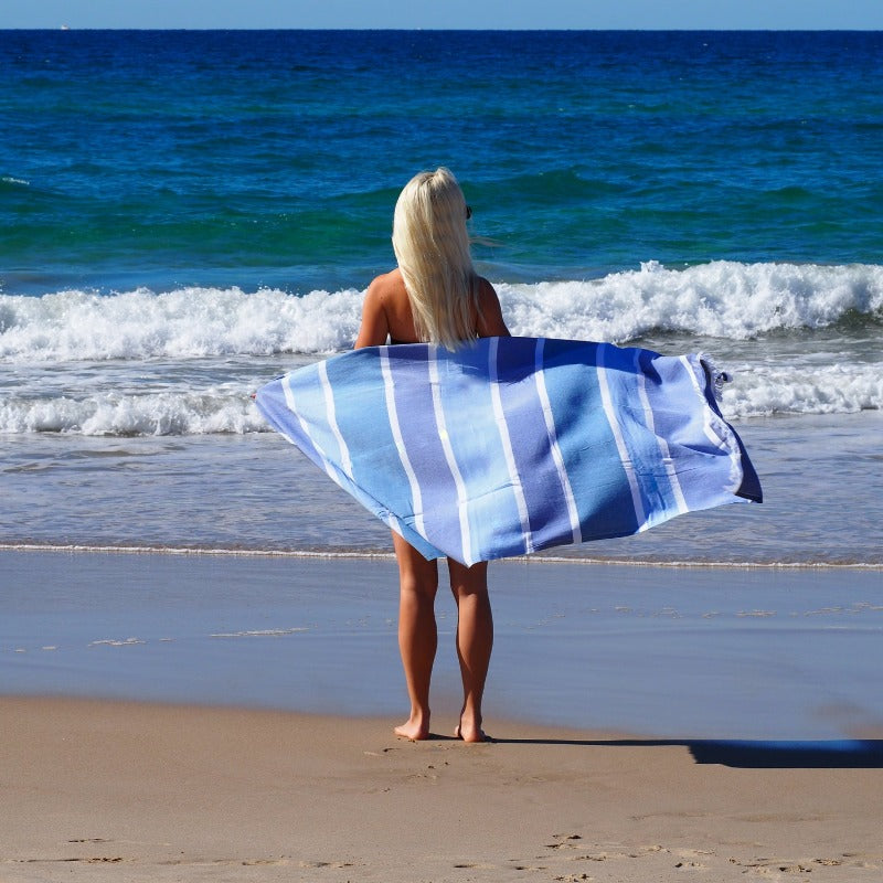 Sorrento Turkish Cotton Towel - Sky