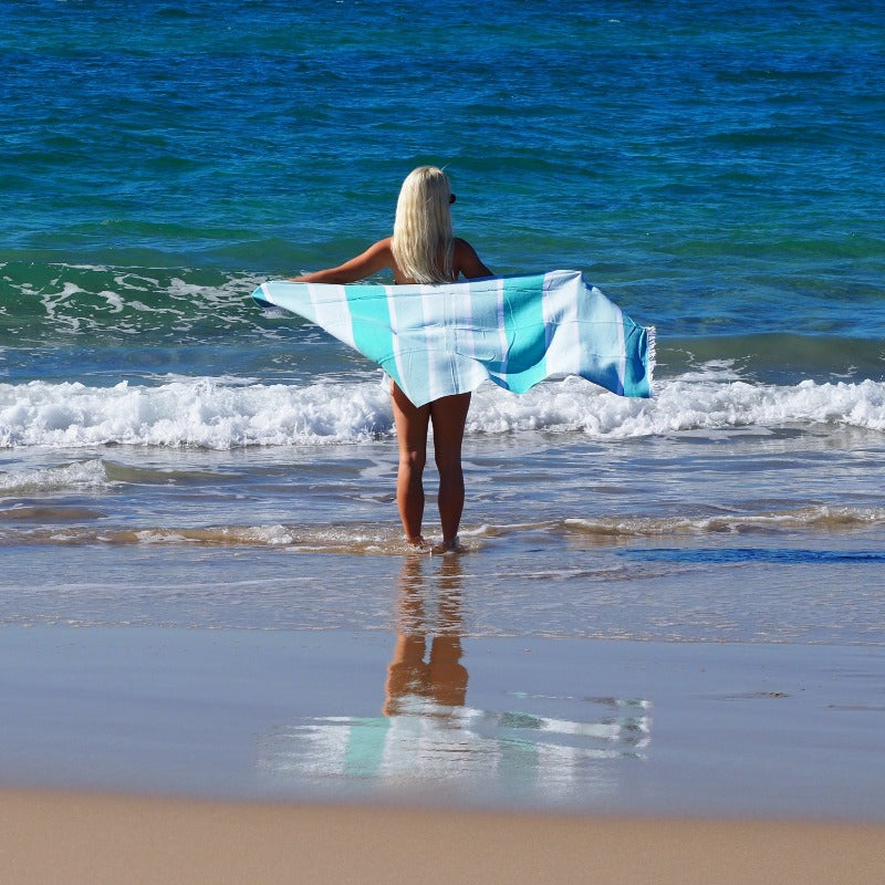 Sorrento Turkish Cotton Towel - Ocean