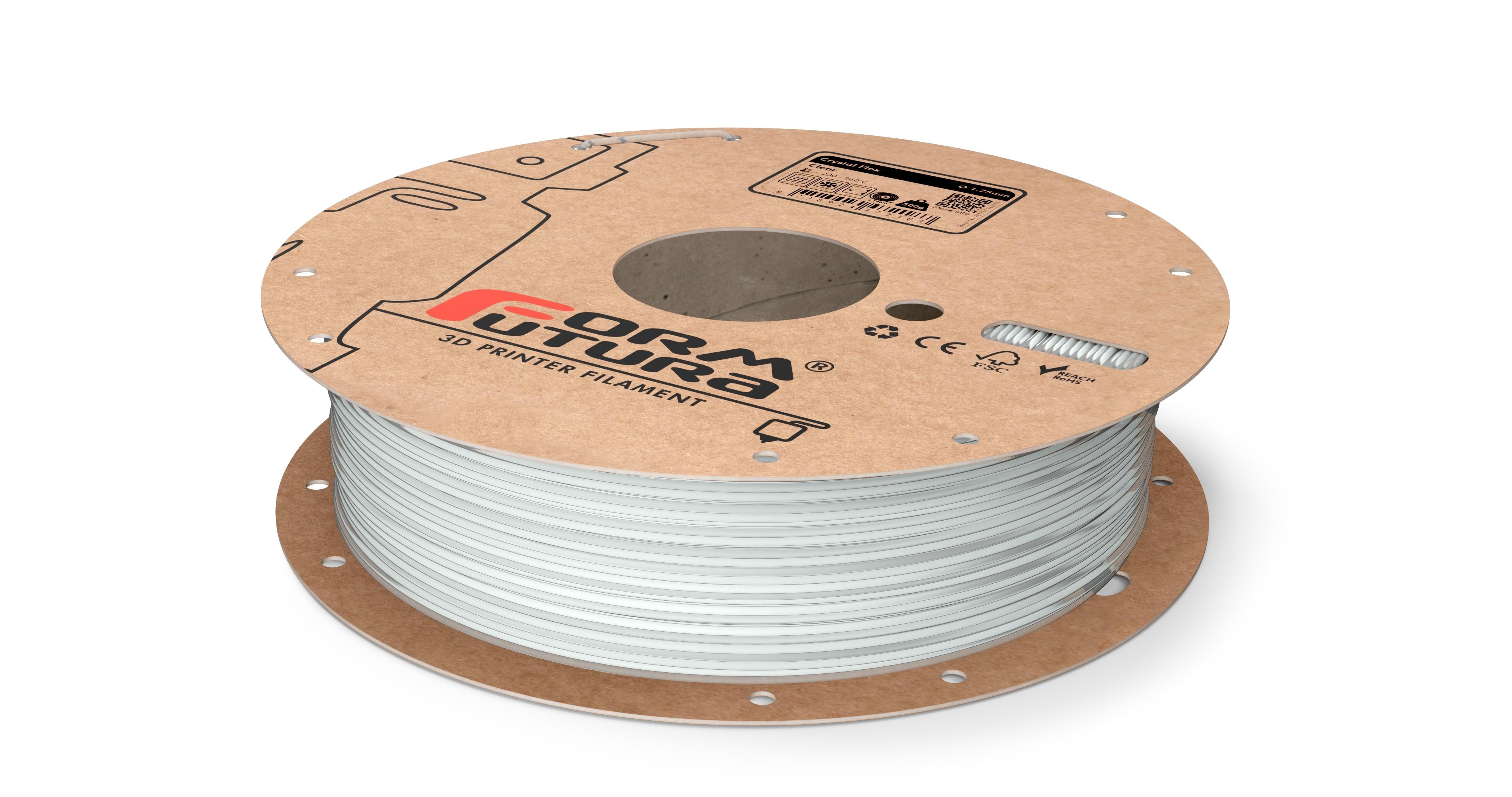 Sbc Flexi Filament Crystal 1.75Mm Clear 500 Gram 3D Printer