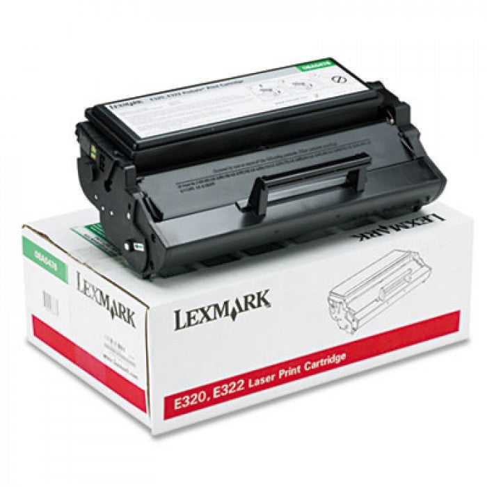 Lexmark Black Return Program Toner Yield 3000 Pages For E320 E322 E323