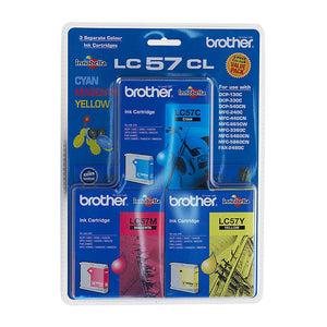 Brother Lc57 Cmy Colour Pack