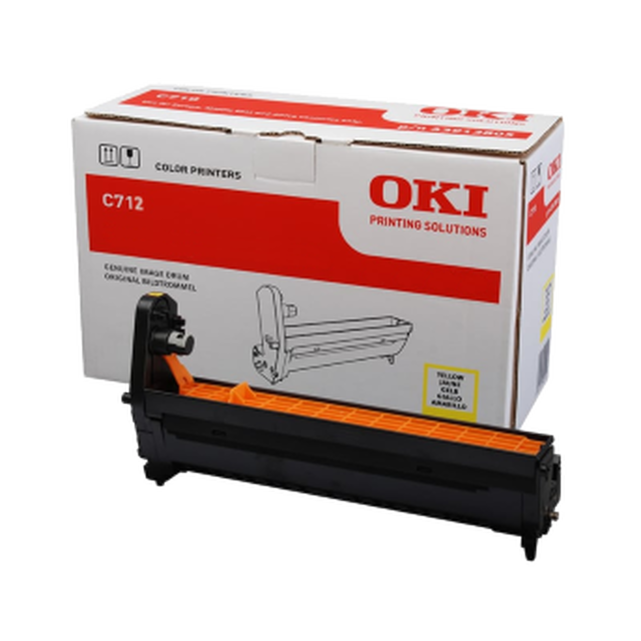 Oki C712n Yellow Drum Unit