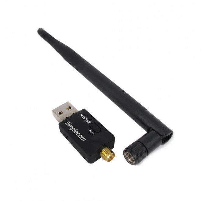 Simplecom Nw392 Usb Wireless Wifi Adapter 802.11N 300Mbps 5Dbi Antenna