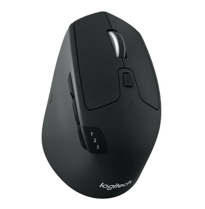 Logitech M720 Triathlon Multi-Device Wireless Bluetooth Mouse With Flow Cross-Computer Control & File Sharing For Pc Mac