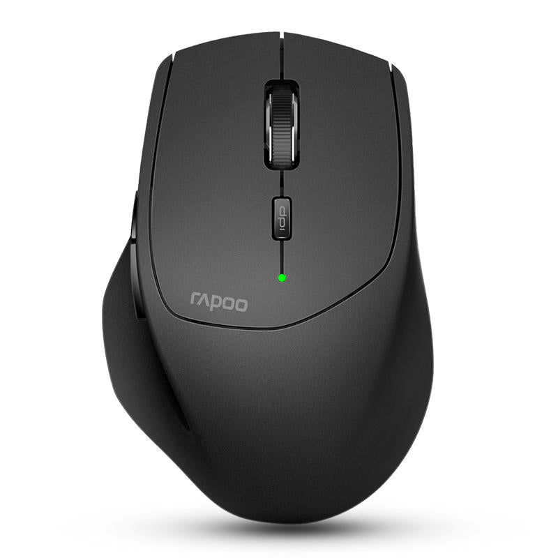 Rapoo Mt550 Multi-Mode Wireless Mouse Adjustable Dpi 16000Dpi, Smart Switch Up To 4 Devices, 12 Months Battery Life, Ide