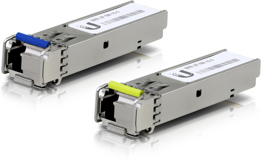 Ubiquiti Ufiber Sfp Single-Mode Bidi Fiber Module 1 Gbps 3Km Distance 2-Pack