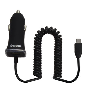 Moki Fixed Microusb Cable Car Charger