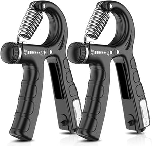 2 Pack Adjustable Hand Grip Strengthener For And Wrist Rehabilitation (Resistance 5-60 Kg)