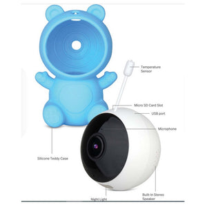 Dgtec New Teddy Smart Full Hd Baby Monitor Blue Ios Android App