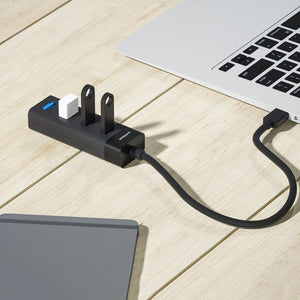 Mbeat 4-Port Usb 3.0 Hub Black