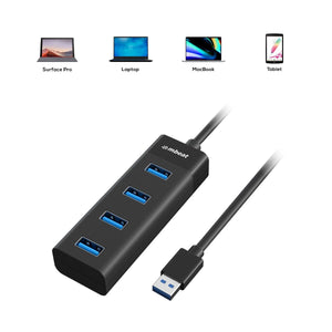 Mbeat 4-Port Usb 3.0 Hub Black