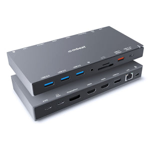 Mbeat 15-In-1 Triple Display Usb-C Dock (2 X Hdmi & Port)