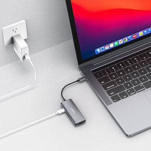 Mbeat 7-In-1 Usb-C 3.2 Gen2 Hub With 8K Video, 10Gbps Data Space Grey