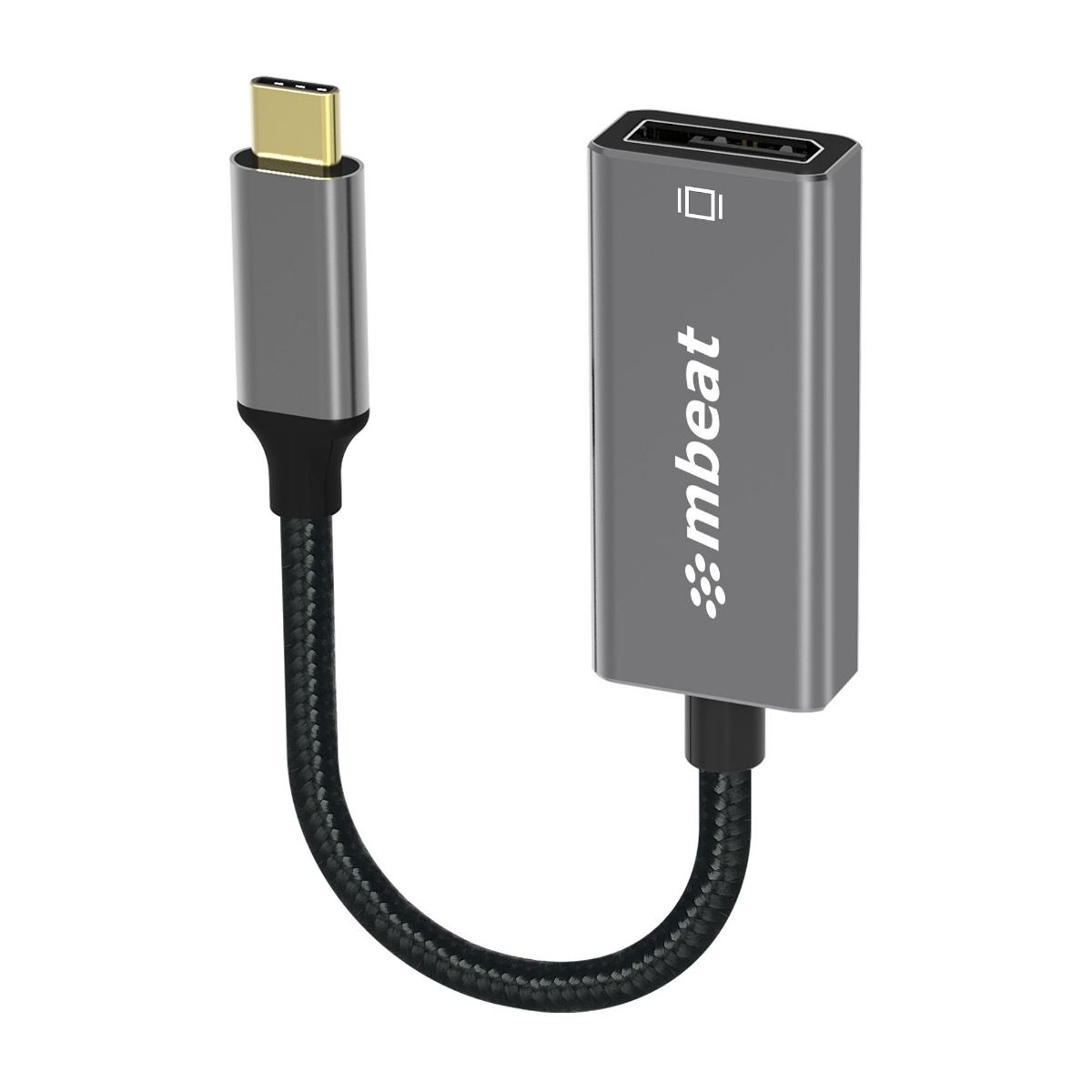 Mbeat Elite Usb-C To Display Port Adapter Space Grey