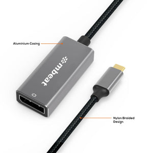 Mbeat Elite Usb-C To Display Port Adapter Space Grey