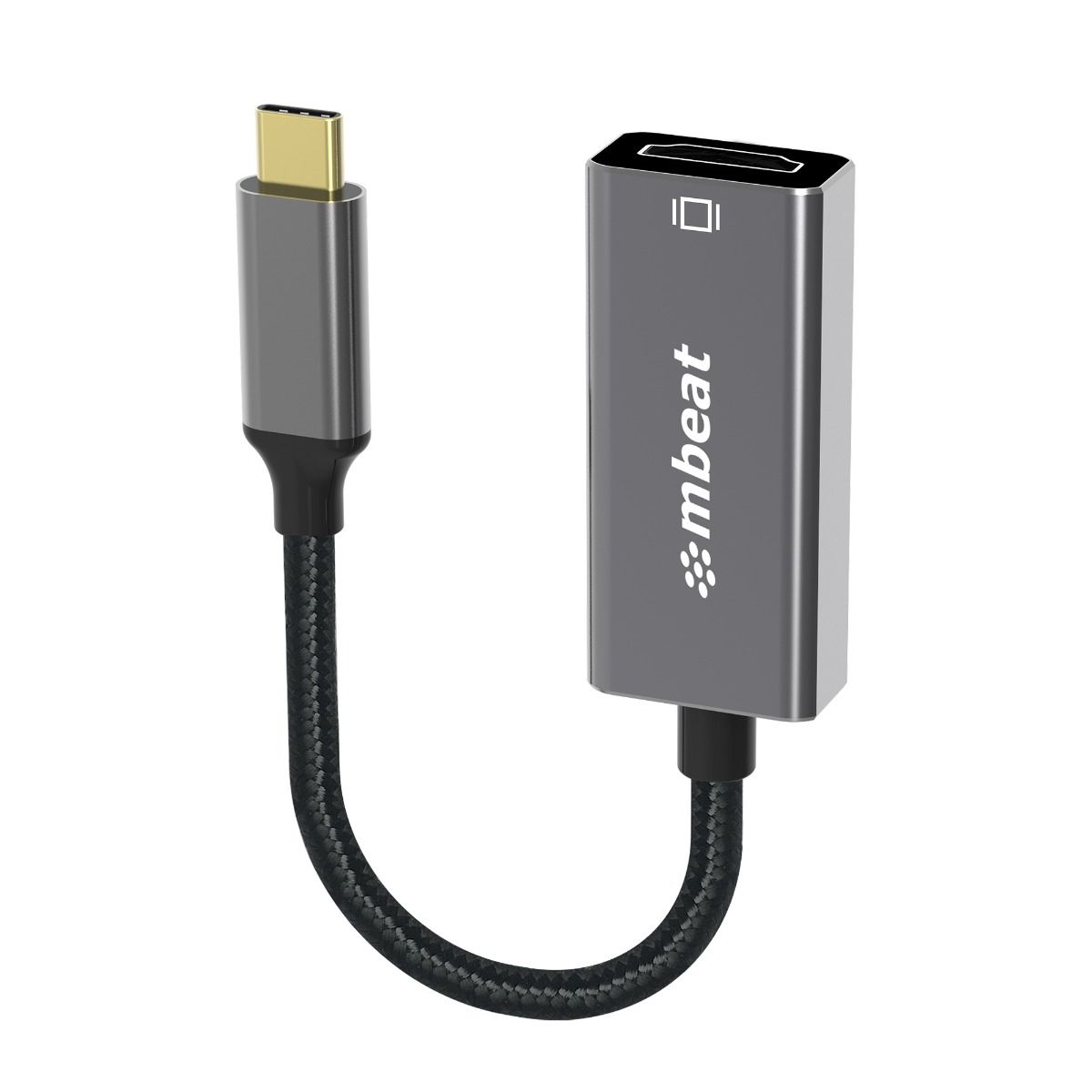 Mbeat Elite Usb-C To Hdmi Adapter Space Grey