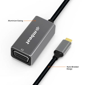 Mbeat Elite Usb-C To Vga Adapter- Space Grey