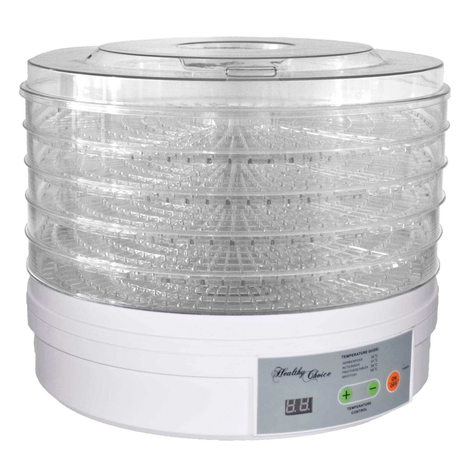 Healthy Choice Design Food Dehydrator/ Preserver W/ 2 Power Levels