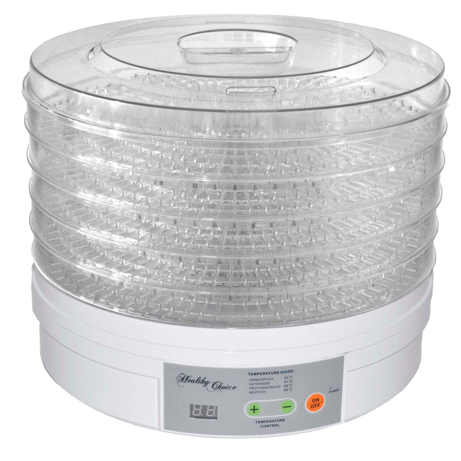 Healthy Choice Design Food Dehydrator/ Preserver W/ 2 Power Levels