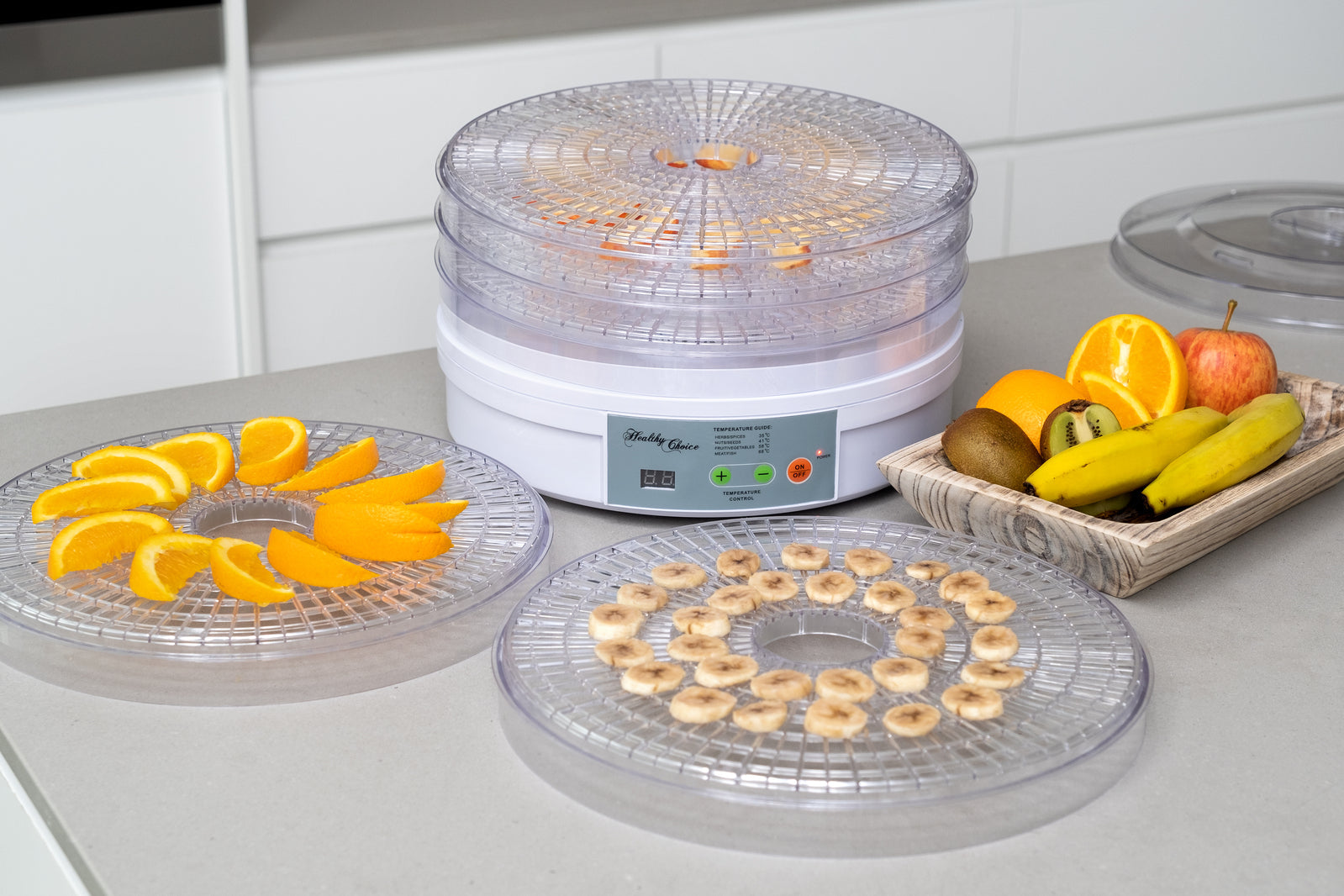 Healthy Choice Design Food Dehydrator/ Preserver W/ 2 Power Levels