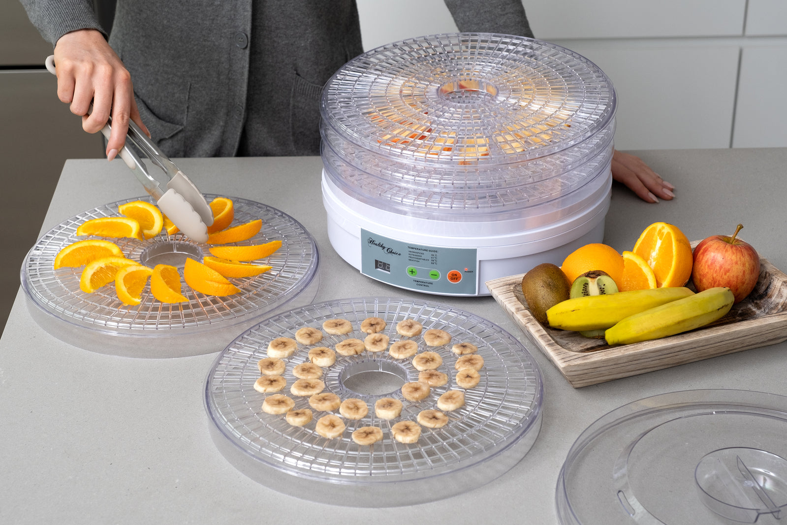 Healthy Choice Design Food Dehydrator/ Preserver W/ 2 Power Levels