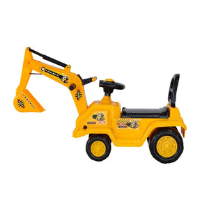 Ride-On Children S Toy Excavator Truck (Yellow)